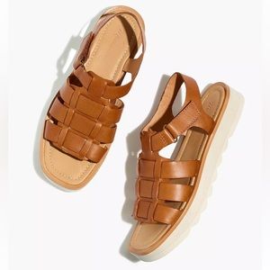 Fisherman platform sandal